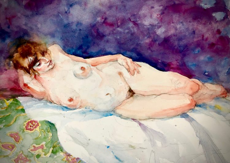 Reclining nude