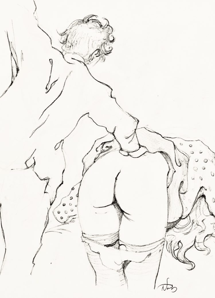 Art of spanking (après Manara)