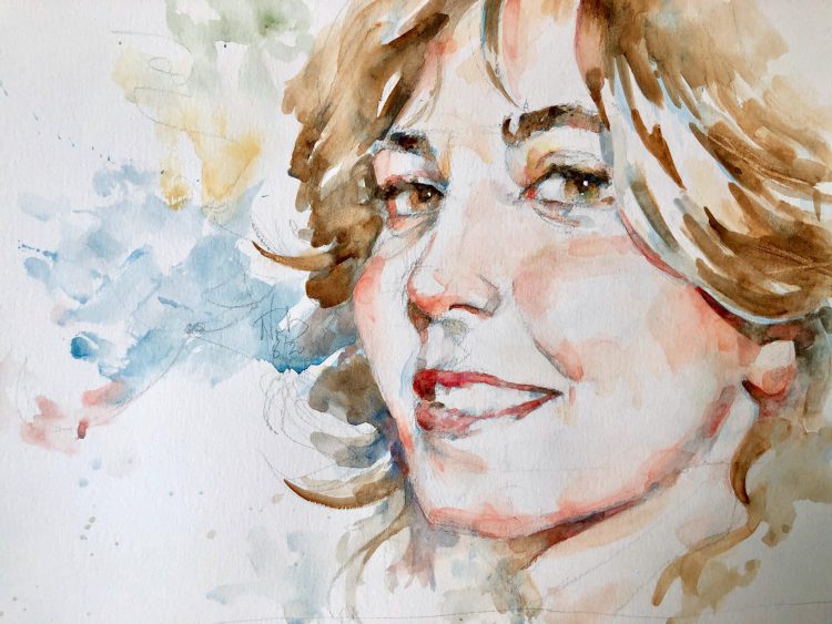 Portrait of a woman (Farzaneh)